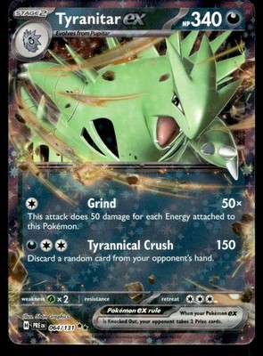 Tyranitar ex Holo 064/131 SV: Prismatic Evolutions PRE 5ban Graphics