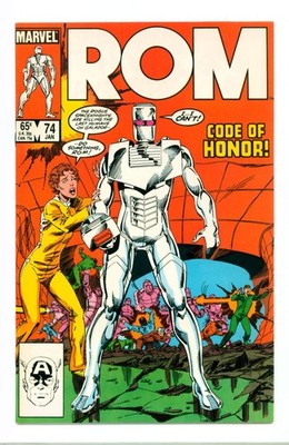 ROM SPACEKNIGHT Vol.1 #74(1/86)1:LORD DOMINOR(MANTLO/DITKO/BYRNE)CGC IT(9.8)RAW!