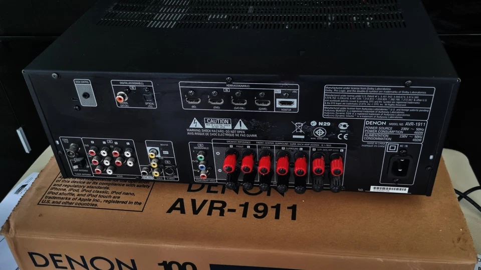 DENON AV Surround Receiver AVR-1911, HDMI 7.1 Kanal - Bild 3 von 4