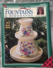 Fountains  Birdbaths One Stroke Donna Dewberry Plaid Tole Painting Book