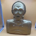 1983 Kenner Star Wars Talking Light Up C-3PO Action Figure Carry Case Works!