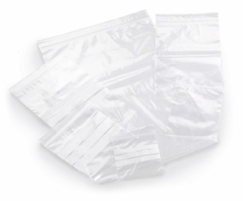 100 x GRIP SEAL SELF RESEALABLE POLY BAGS 8" x 11" GL12 - Imagen 3 de 5