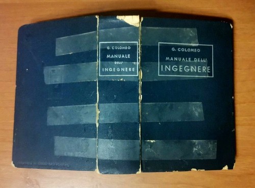 MANUALE DELL'INGEGNERE CIVILE E INDUSTRIALE di Giuseppe Colombo 1951 Hoepli  - Foto 2 di 6