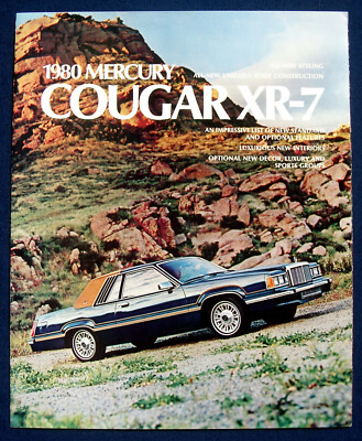 Prospekt brochure 1980 Mercury Cougar XR-7 (USA)