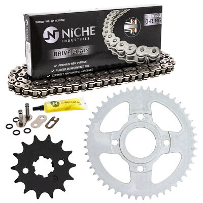 Sprocket Chain Set for Yamaha SR125 14/49 Tooth 428 O-Ring Front Rear Combo Kit