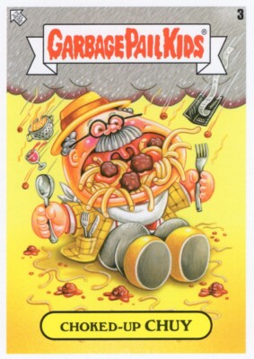 2022 GARBAGE PAIL KIDS GPK BOOK WORMS GROSS ADAPTATIONS CHOKED-UP CHUY 3 NM/M
