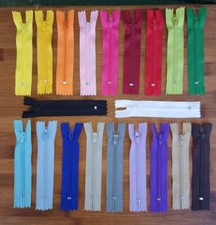 Rei&szlig;verschluss Kunststoff -40 45 50 55 60 70 80 cm- Nicht teilbar Unteilbar