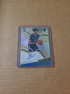 2021-22 Panini Revolution Ziaire Williams Rc Auto RA-ZWL Rookie