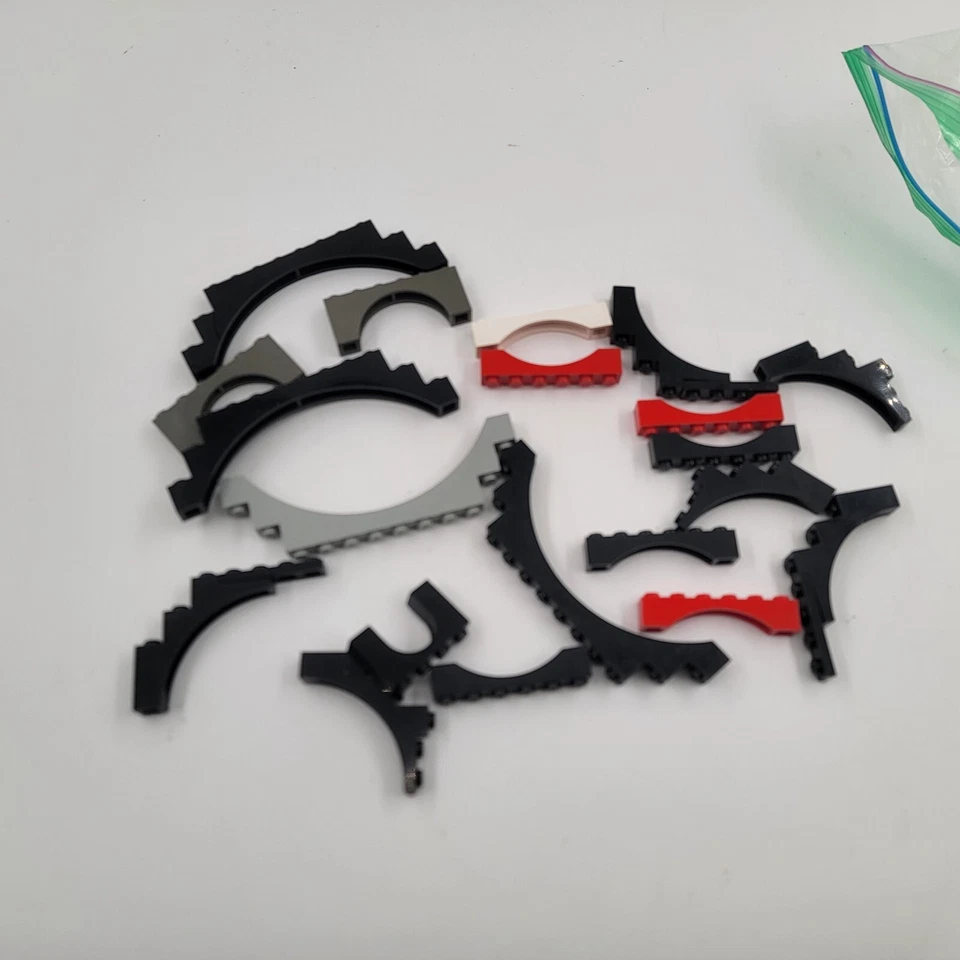 Vintage Lot of Lego Mountains, Bridge, Cage Door, Arches, Ladders, and more - Image 4 of 4