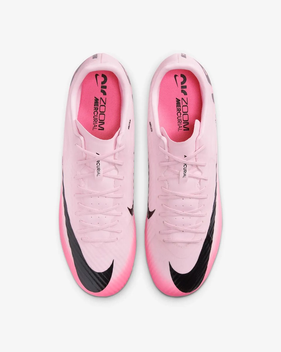 Nike Mercurial Vapor 15 Academy MG Low Soccer Cleats - Pink