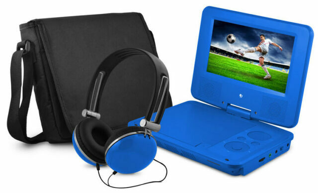 W/ Headphones & Bag - Blue