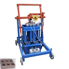 Hand-pushed Hollow Soil Block Brick Molding Machine Brick Making Machine 220V