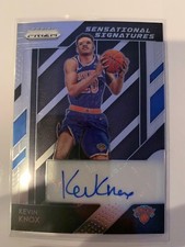 2018-19 Panini Prizm Kevin Knox Sensational Signatures RC Auto New York Knicks