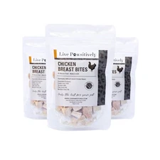 Freeze Dried Chicken Breast  Dog/ cat  Treat 3 bags, each bag 4oz, Made in USA