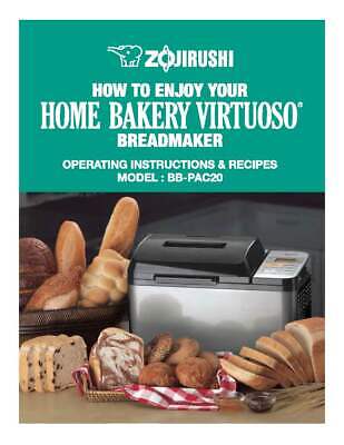 Zojirushi Bread Machine Recipes Bb-Cec20 - Zojirushi Virtuoso Plus Bread Machine BB-PDC20BA ...