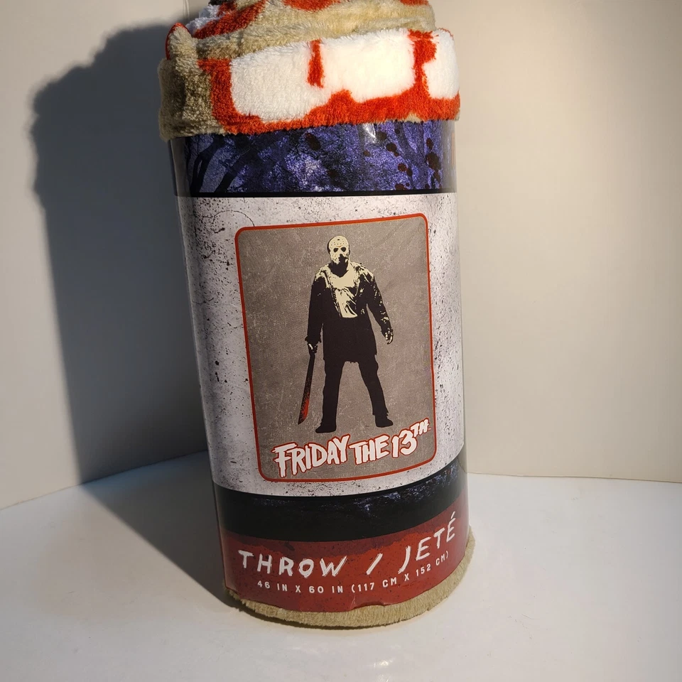Friday The 13th 46 inch by 60 inch Micro Plush Throw. - Image 2 of 4