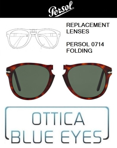 Lenti Ricambio PERSOL FOLDING PO 0714 filtri Replacement Lenses 31 GREEN  G15 714 | eBay