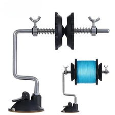Fishing Line Spooler Winder Machine Vacuum Clamp Fishing Reel Line Spool Spooler