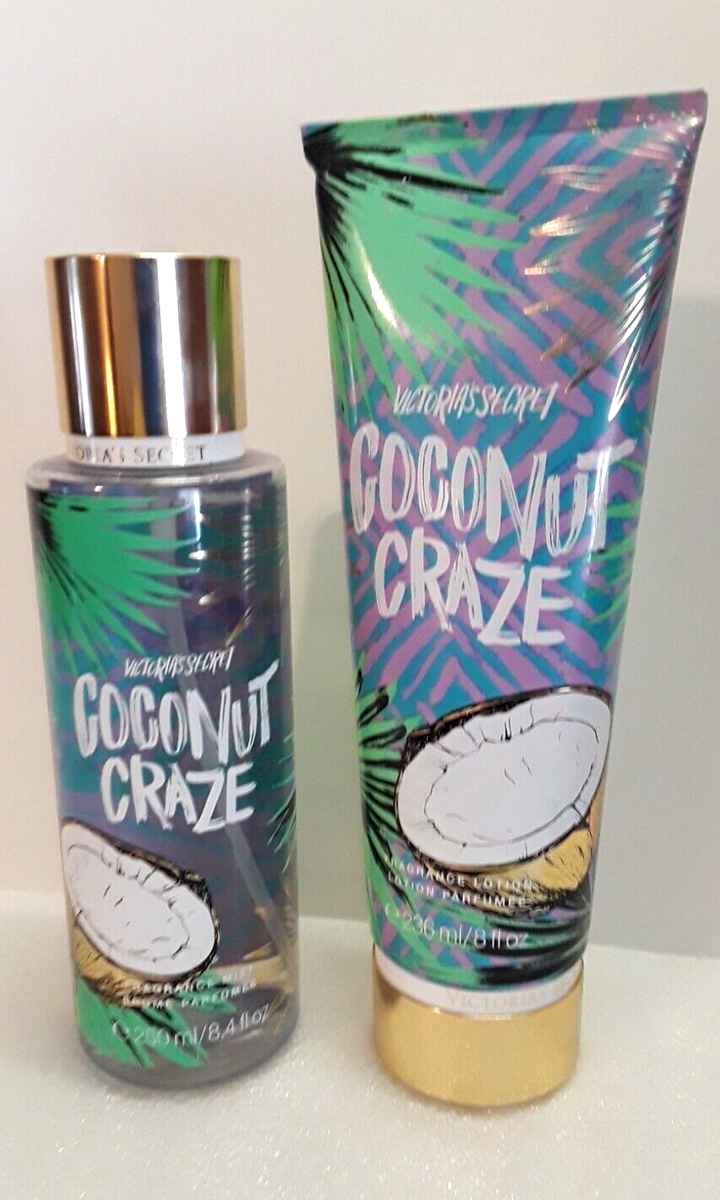 Victoria's Secret Coconut Craze Body Fragrance Mist & Lotion