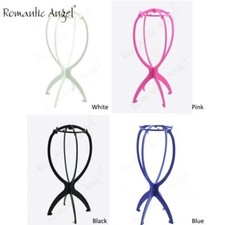2 Pack Wig Stand Holder for Multiple Wigs Display Collapsible Head Wig Stand