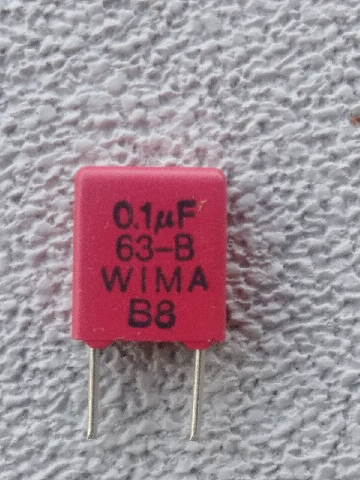 Pack of 2 Wima Polyester Capacitor Mini 1UF 63V Condenser 1000nF 1000000pF