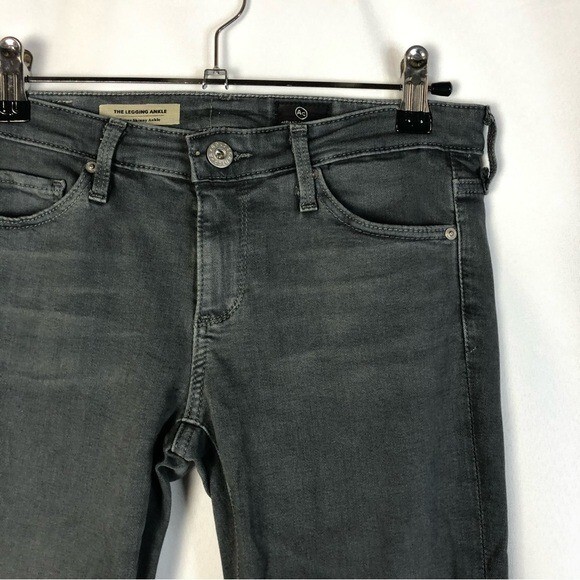 AG Adriano Goldschmied The Legging Ankle Gray Super Skinny Jeans 25 thumbnail 4
