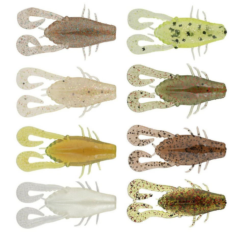 Z-Man Crusteaz 2 inch Crustacean 6pk Soft Creature Bait ZMan Fishing Lure