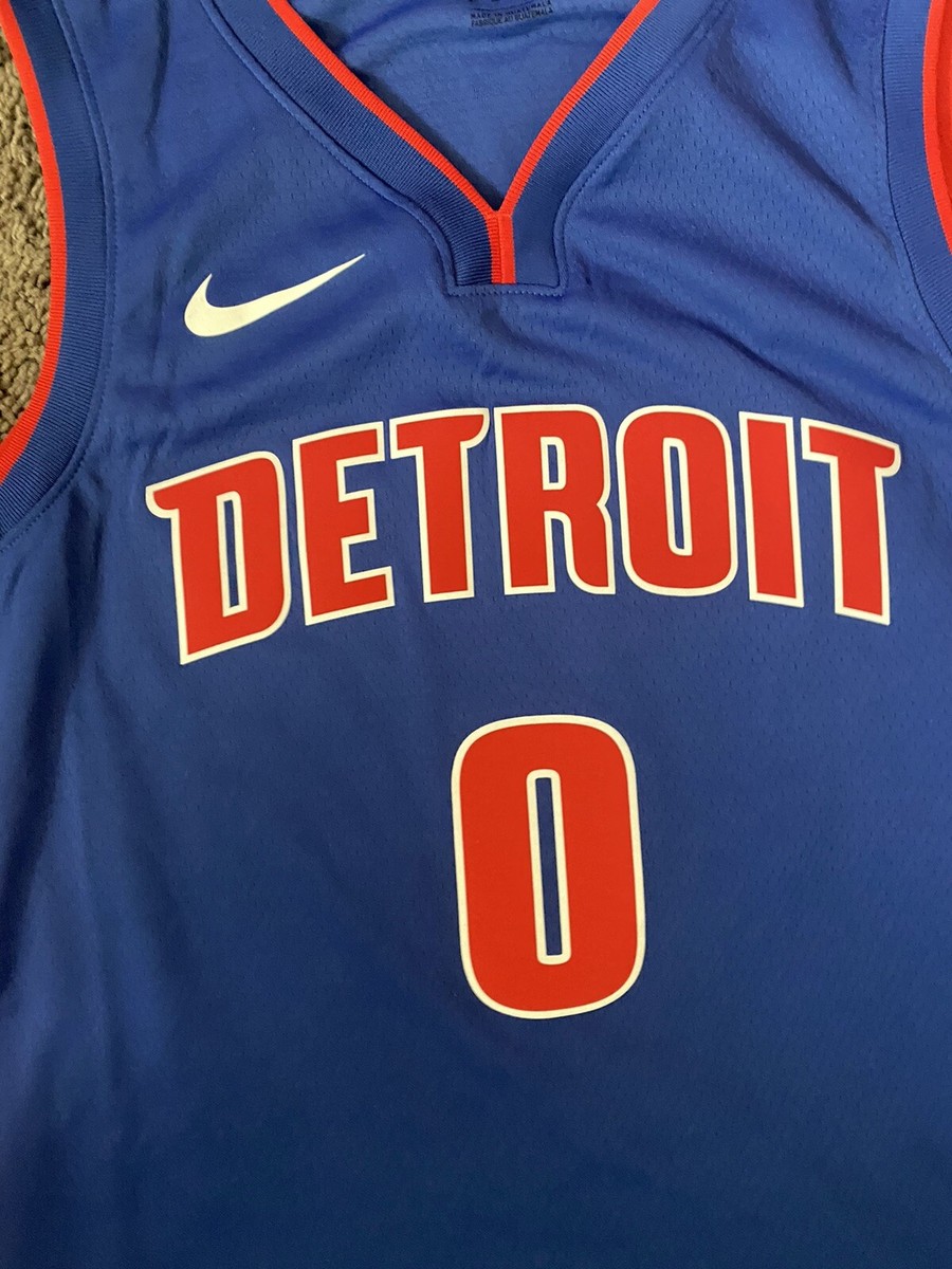 Nike NBA Detroit Pistons Drummond Pistons Icon Edition Sz XL BNwT