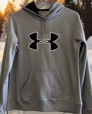 Under Armour Coldgear Loose Fit Pullover Hoodie Womens Size Medium