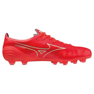 Mizuno α Elite SOCCER CLEATS RED US9/27.0cm/UK8 NEW! With Box