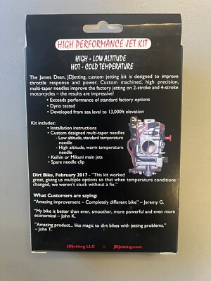 2001-2021 Yamaha YZ125 / X Jet Kit JD Jetting JDY005 YZ 125 X 2020