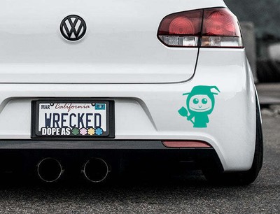 Entzückende Hexe Autoaufkleber Autoaufkleber