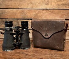 Vintage Rover Binoculars In Leather Carrying Case Made In USA