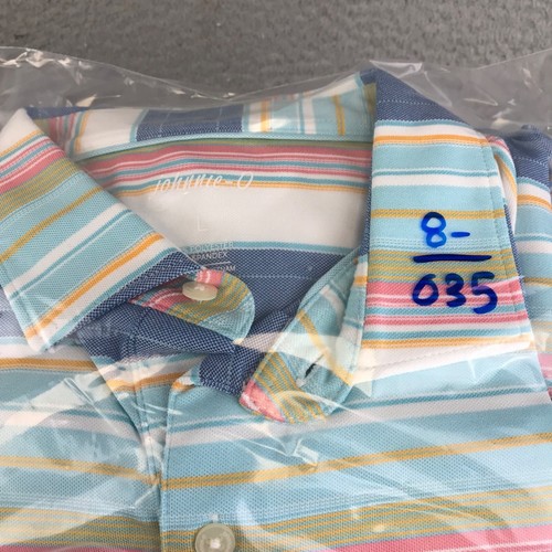 johnnie-O Erwin Lake Polo Multi Colored Stripe size L - 第 9/9 張圖片