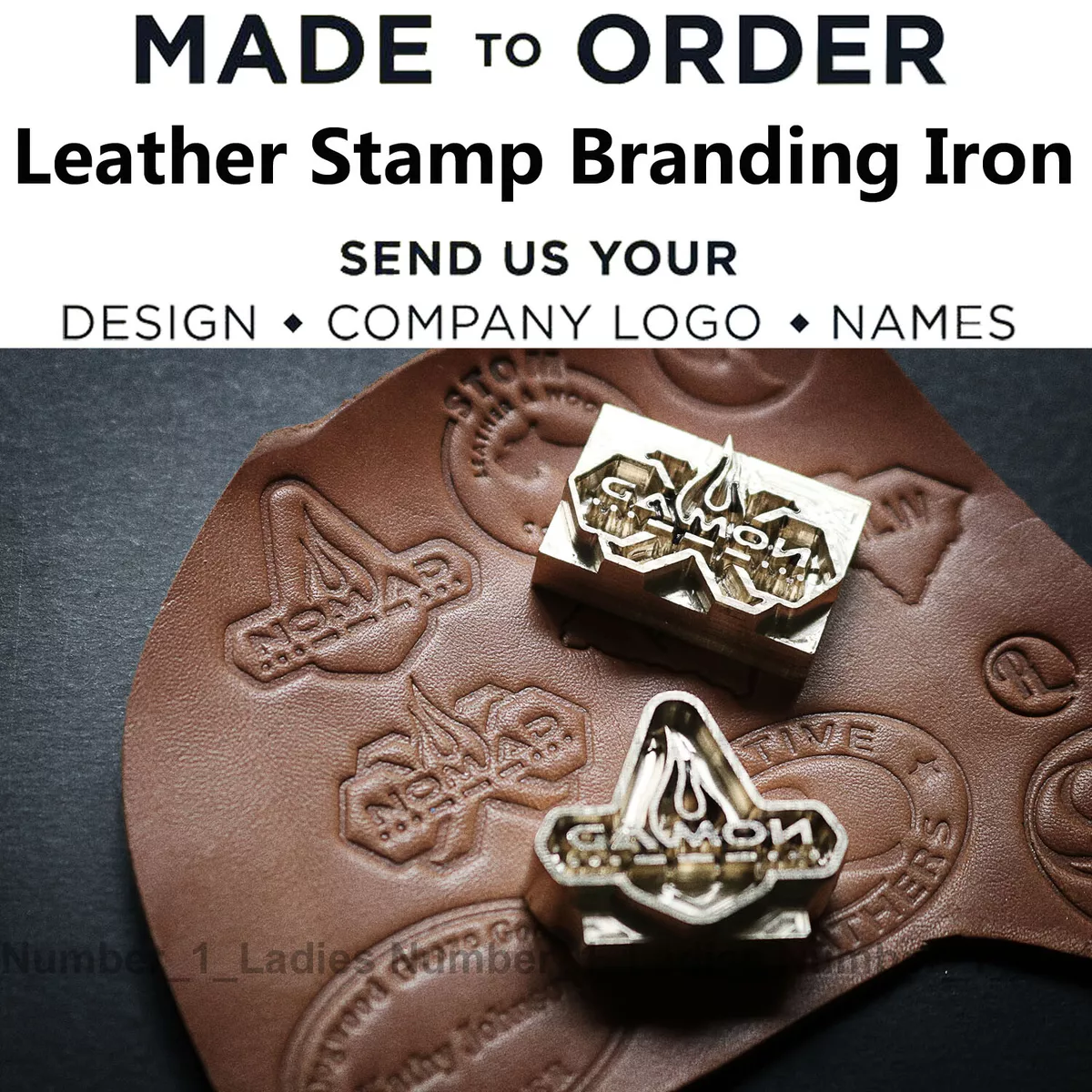 Custom Leather Stamp for Leather Embossing, Custom Leather Stamp, Leather  Branding Tool