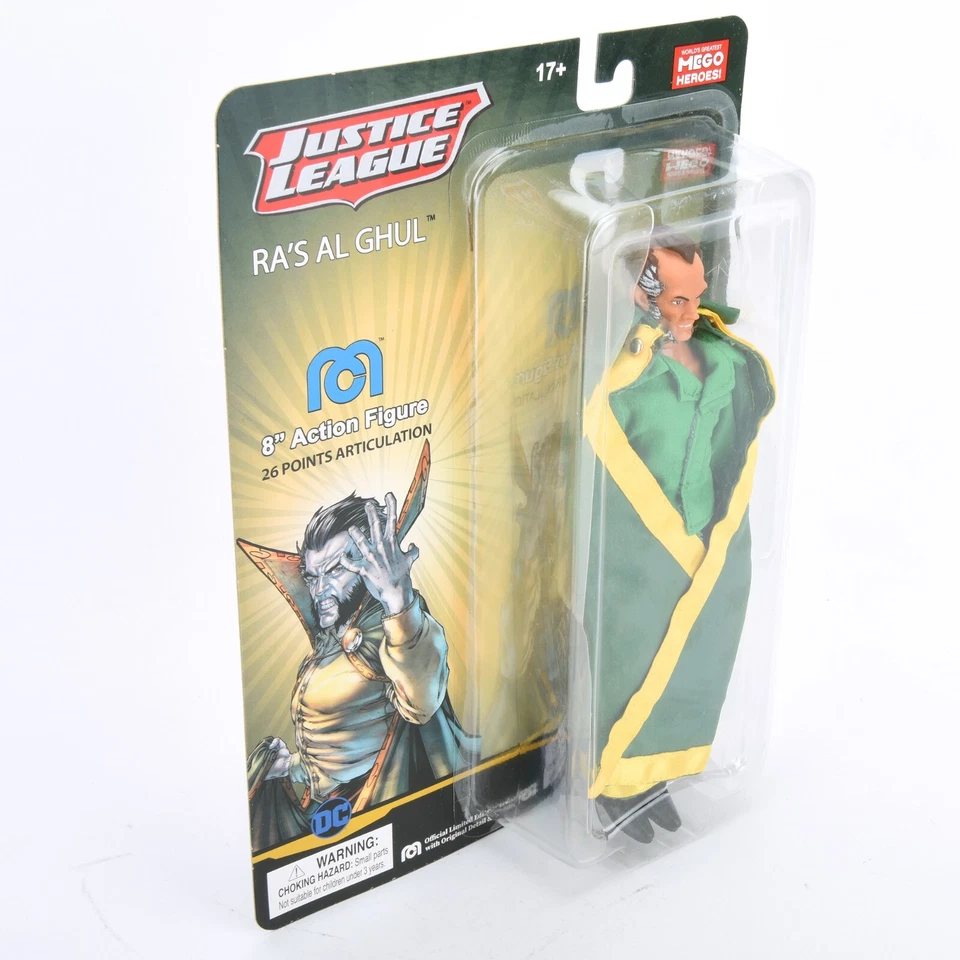 Mego DC Superhéroe Liga de la Justicia Ra’s Al Ghul 8" Figura de Acción Juguetes Regalo Nuevo Foto 3 de 3