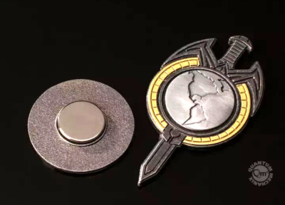 STAR TREK Terran Empire Mirror Universe Magnetic Badge- QMx- Oot