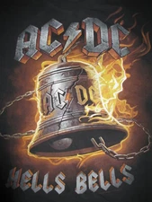2011 AC DC Repro HELLS BELLS (2XL) T-Shirt ANGUS YOUNG MALCOLM BRIAN JOHNSON