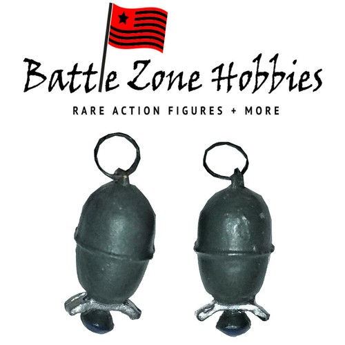 DID 1/6 SCALE WWII GERMAN EGG GRENADES X2 HANS EBNER VOLKS GRENADIER D80014