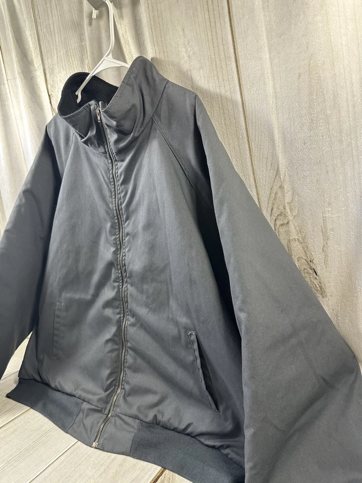 Chaqueta de bombardero aislada polar Red Kap para hombre 2XL abrigo de trabajo acanalado gris regular Foto 2 de 4