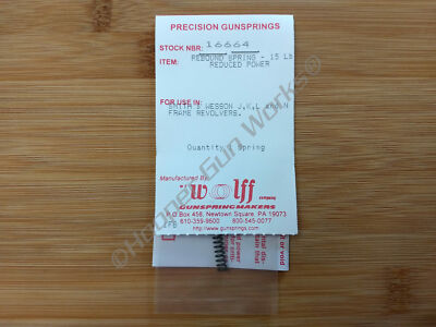 Wolff S&W RP REBOUND SPRING 15LB Pak of 1 16664