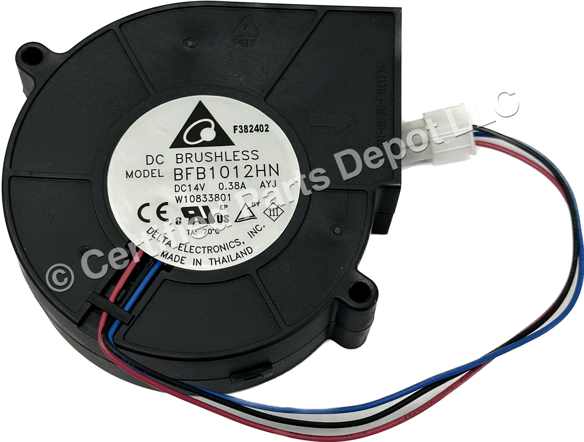 NEW GENUINE OEM Whirlpool Icebox Fan Motor W10846539 / W10833801