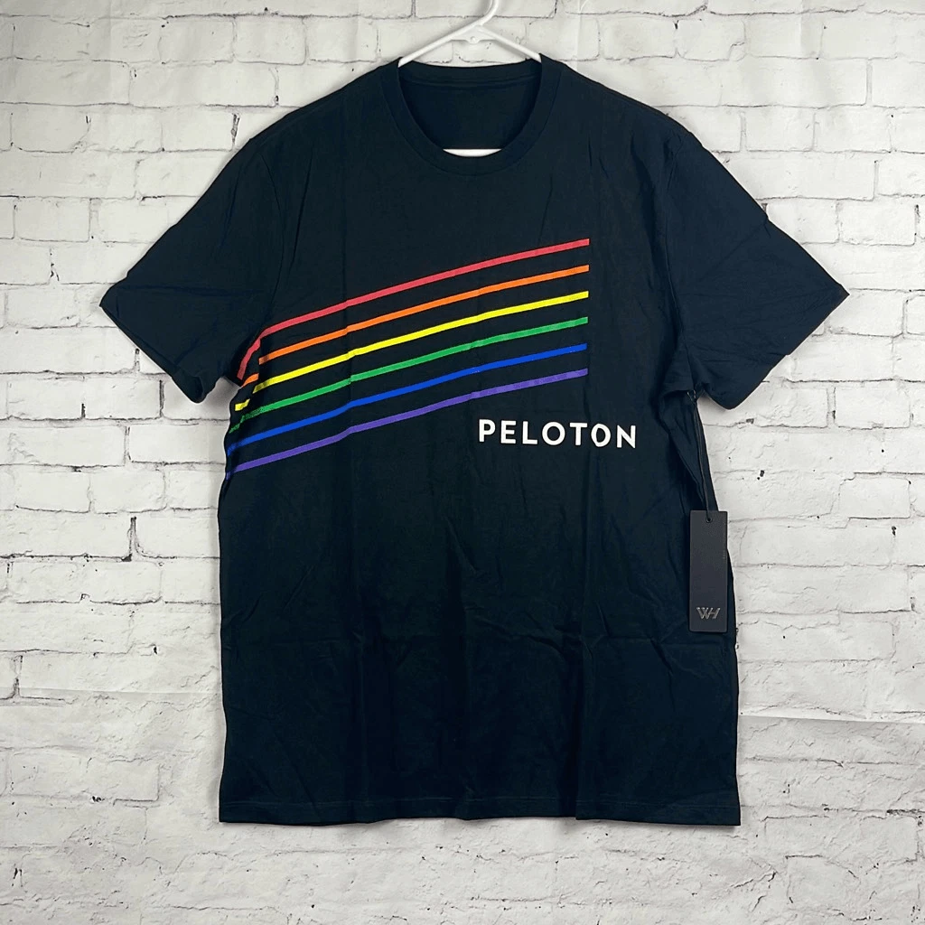 Black shirt hotsell with rainbow stripe