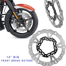 2PCS 14.0" Front Brake Rotor for Harley Street Road Glide FLTRXS FLHTK FLTRU 