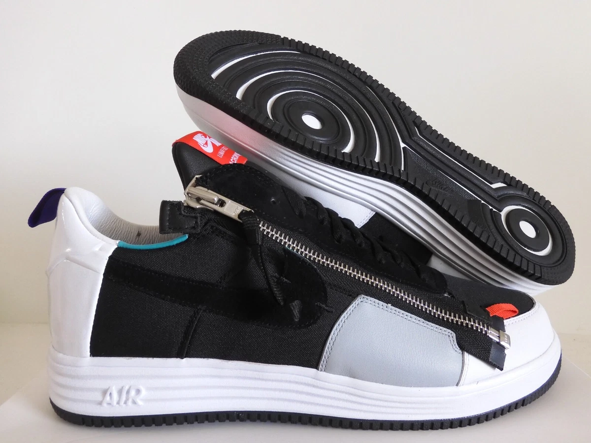 NIKE LUNAR FORCE 1 AIR FORCE SP / ACRONYM BLACK-WHITE SZ 14 [698699-002] | eBay