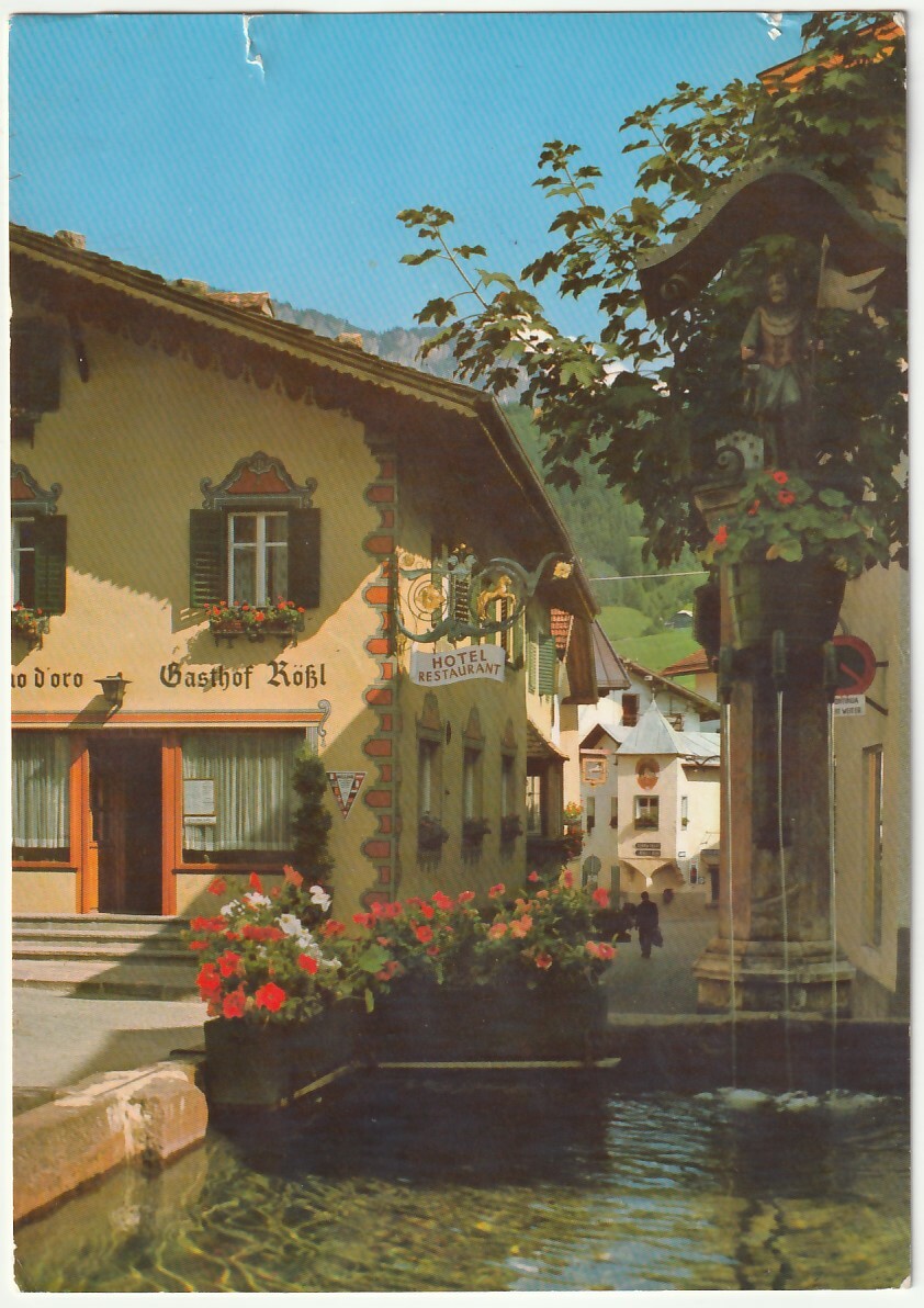 CASTELROTTO - KASTELRUTH - BOLZANO - HOTEL CAVALLINO D'ORO - VIAGG. 1971 -50998-