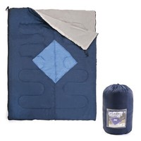 Out There! Double Envelope Sleeping Bag Lightweight Polyester Adult Sleeping Bag