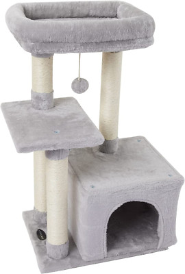 Cute Cat Tree Kitten Cat Tower for Indoor Cat Condo Sisal Scratching Posts with 