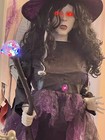 Gemmy Black Countess Lifesize retired Halloween Animatronic w/box — photo 8