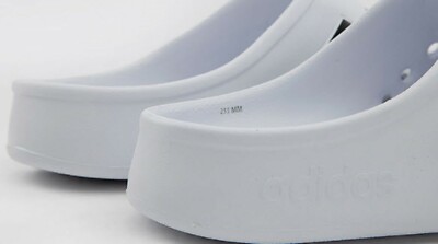 Adidas Men Adilette Clog Slipper White Shoes Slide Water  display picture 3